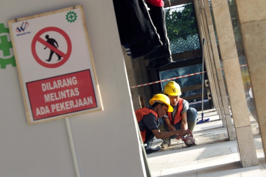 Renovasi Masjid Istiqlal Mulai Dikerjakan