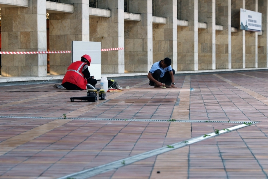 Renovasi Masjid Istiqlal Mulai Dikerjakan