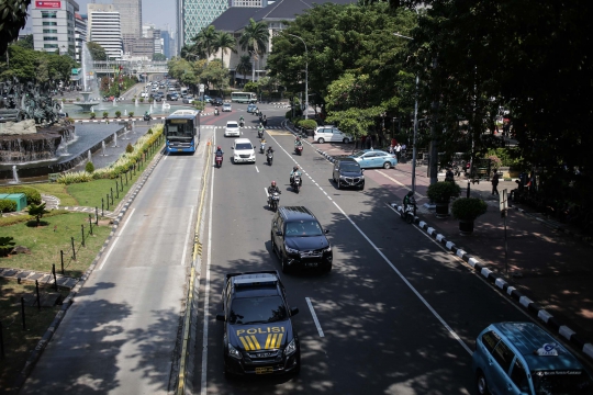 Sempat Ditutup, Jalan Medan Merdeka Barat Kini Bisa Dilalui