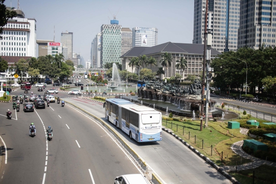 Sempat Ditutup, Jalan Medan Merdeka Barat Kini Bisa Dilalui