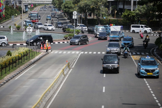 Sempat Ditutup, Jalan Medan Merdeka Barat Kini Bisa Dilalui