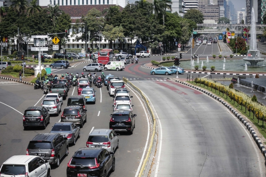 Sempat Ditutup, Jalan Medan Merdeka Barat Kini Bisa Dilalui