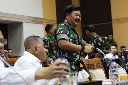 Menhan dan Panglima TNI Bahas Rencana Kerja Bareng DPR