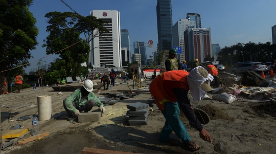 Melihat Pembangunan Taman Spot Budaya Dukuh Atas