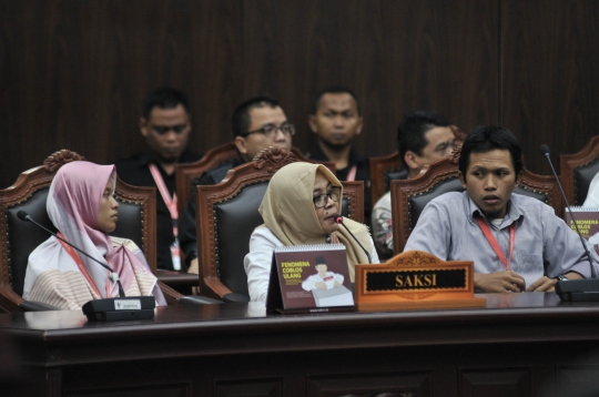 4 Saksi Fakta dari Jawa Tengah Hadir di Sidang Lanjutan Sengketa Pilpres 2019.