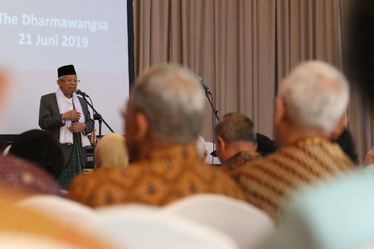 Ma'ruf Amin Hadiri Halalbihalal Purnawirawan ABRI