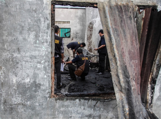 Begini Kondisi Pabrik Korek Api Ilegal yang Terbakar di Langkat