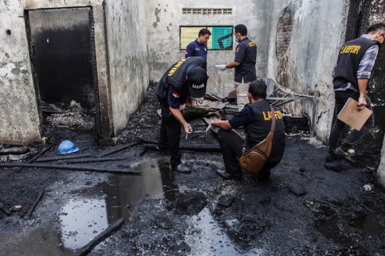 Begini Kondisi Pabrik Korek Api Ilegal yang Terbakar di Langkat