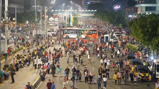 Melihat Antusias Warga Ramaikan Jakarta Night Festival