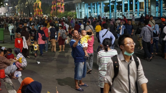 Melihat Antusias Warga Ramaikan Jakarta Night Festival