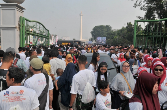 Ratusan Warga Padati Festival Damai di Monas