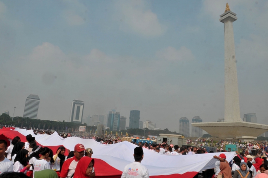 Ratusan Warga Padati Festival Damai di Monas