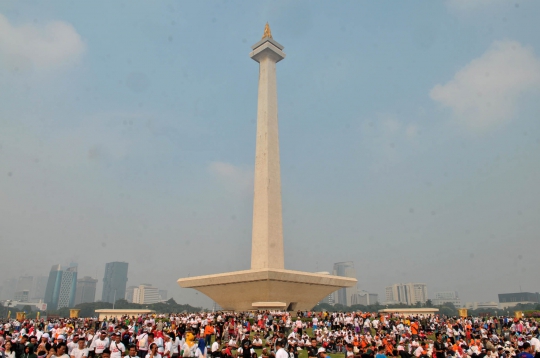 Ratusan Warga Padati Festival Damai di Monas