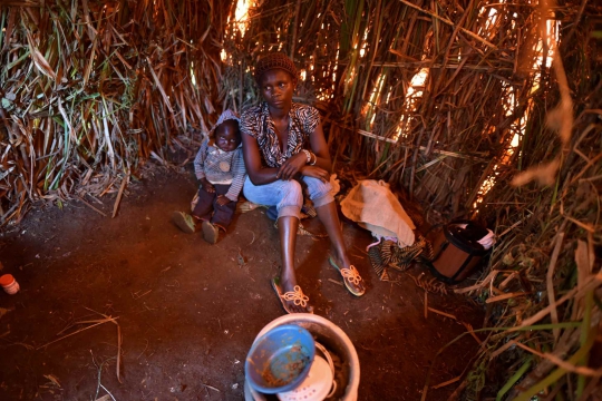 Potret Pengungsi Korban Kekerasan Etnis di Kongo