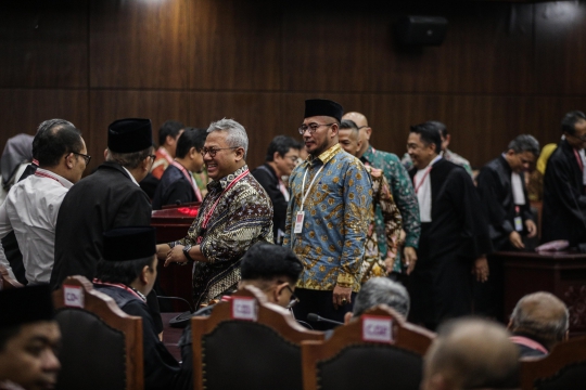 Suasana Jelang Sidang Putusan Sengketa Pilpres 2019