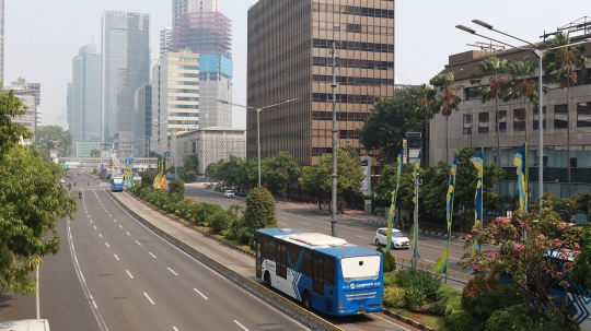 Ada Sidang Sengketa Pilpres, Jalan MH Thamrin Lengang