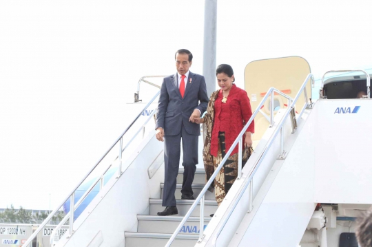 Tiba di Osaka, Jokowi Disambut PM Shinzo Abe di KTT G20