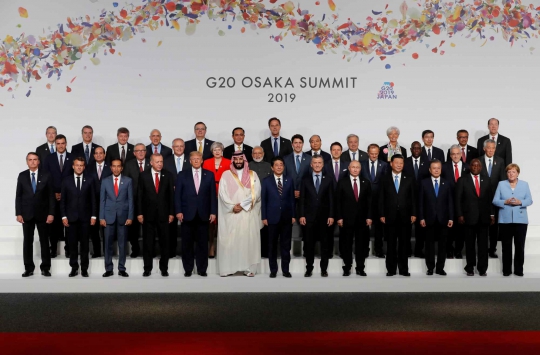 Tiba di Osaka, Jokowi Disambut PM Shinzo Abe di KTT G20