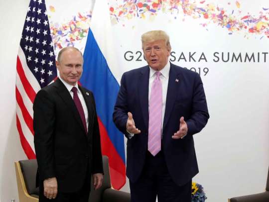 Momen Pertemuan Trump dan Putin di Sela KTT G20