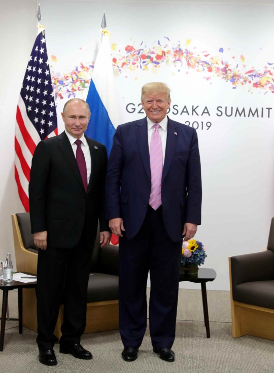 Momen Pertemuan Trump dan Putin di Sela KTT G20