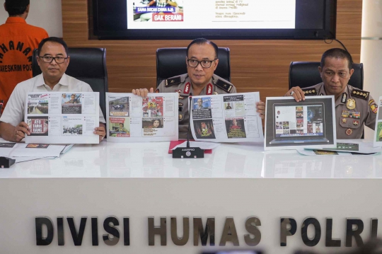 Polisi Ungkap Kasus Pemberitaan Hoax Lewat Media Sosial