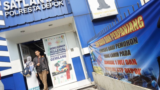 HUT ke-73 Bhayangkara, Polres Depok Gratiskan Pembuatan SIM