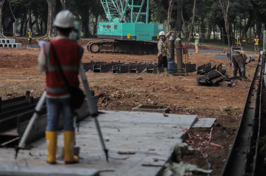 Memantau Progres Pembangunan MRT Fase II