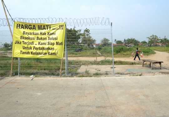 Ratusan Warga Bertahan di Proyek Perluasan Bandara Soekarno-Hatta