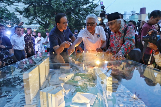 Anies Baswedan Resmikan Groundbreaking Revitalisasi Taman Ismail Marzuki