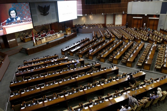 Sri Mulyani Laporkan Pertanggungjawaban APBN 2018 di Rapat Paripurna