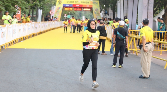 Keseruan Ribuan Peserta Ikuti UI Half Marathon 2019