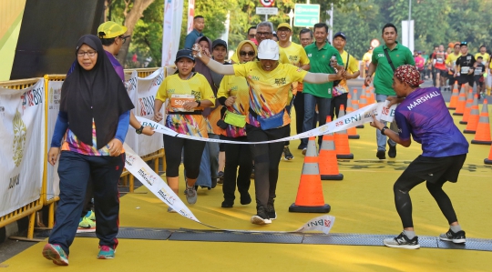 Keseruan Ribuan Peserta Ikuti UI Half Marathon 2019