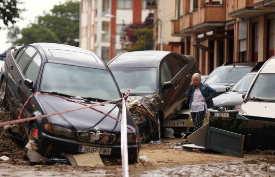 Dahsyatnya Banjir Bandang Melanda Spanyol