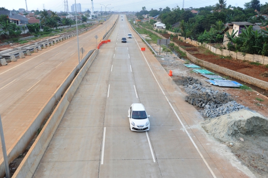 Keluar Tol Krukut Dibuka Temporer Setiap Sore