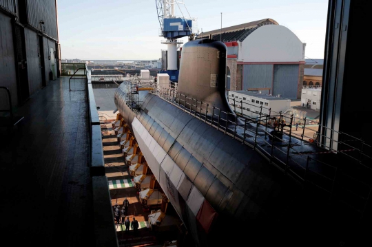 Besar dan Canggihnya Kapal Selam Prancis Bertenaga Nuklir