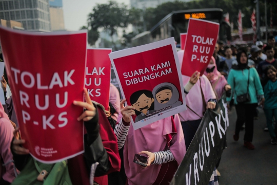 Aksi Tolak Pengesahan RUU PKS