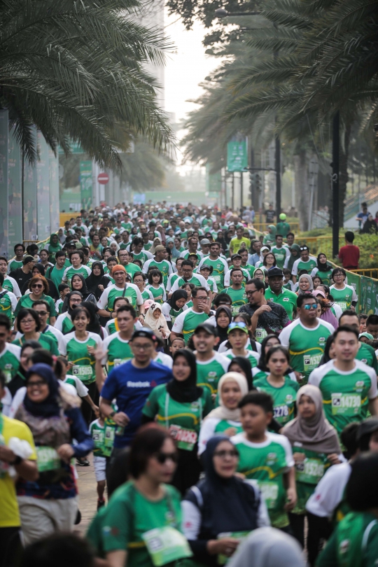 Ribuan Pelari Ikuti Milo Jakarta 10K Internasional