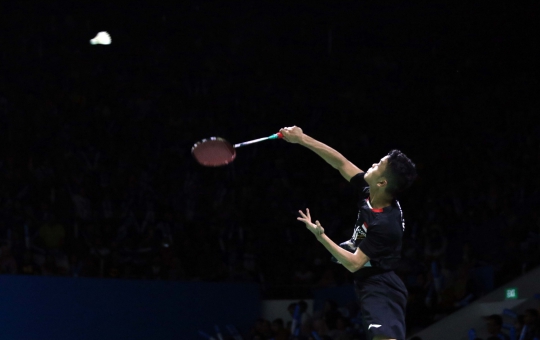 Ekspresi Anthony Ginting Usai Tersingkir di 16 Besar Indonesia Open 2019