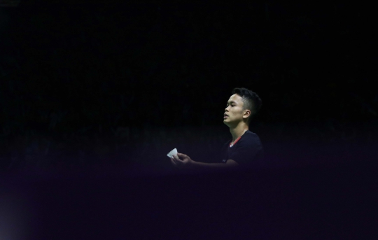 Ekspresi Anthony Ginting Usai Tersingkir di 16 Besar Indonesia Open 2019