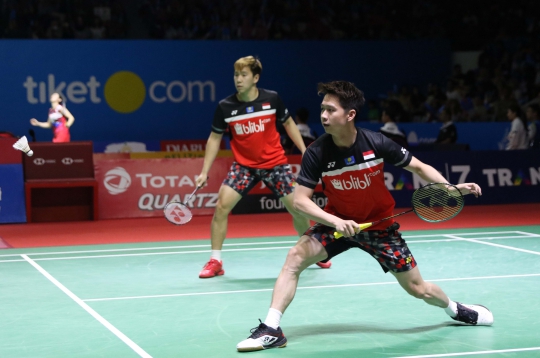 Babak 16 Besar Indonesia Open 2019, Marcus/Kevin Kalahkan Wakil India