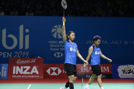 Greysia/Apriyani Kandas di 16 Besar Indonesia Open 2019