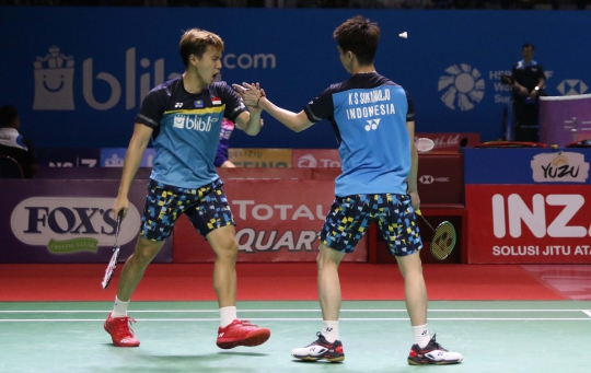 Hajar Ganda Putra China, Kevin/Markus Melenggang ke Semifinal