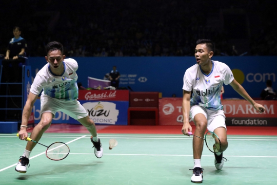 Langkah Fajar/Rian Terhenti di Perempat Final Indonesia Open 2019