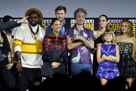 Wajah-wajah Pemeran Superhero dalam Comic-Con Marvel 2019