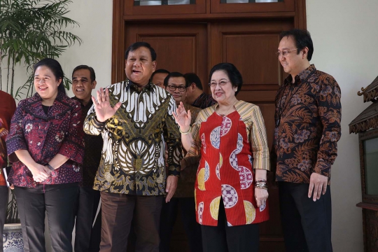 Prabowo Temui Megawati di Kediamannya