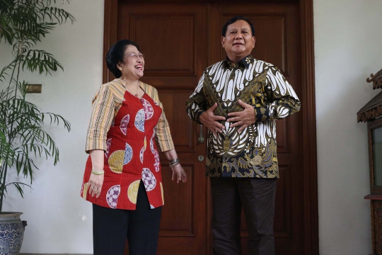 Canda Megawati-Prabowo Usai Pertemuan dan Makan Siang Bersama