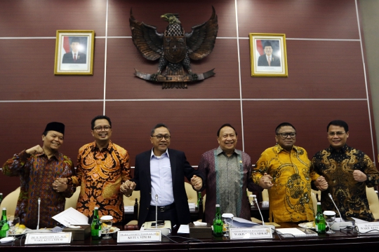 Melihat Suasana Rapat Gabungan Pimpinan MPR