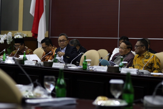 Melihat Suasana Rapat Gabungan Pimpinan MPR