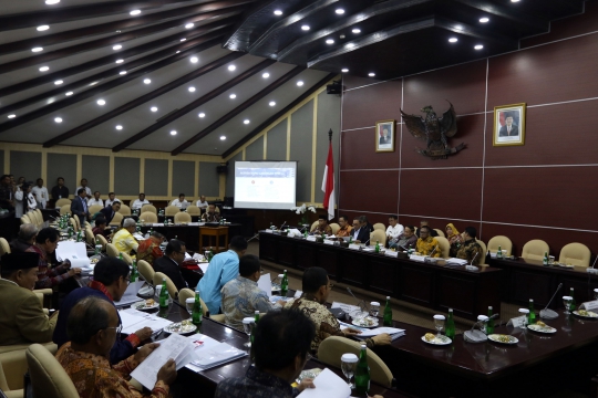 Melihat Suasana Rapat Gabungan Pimpinan MPR