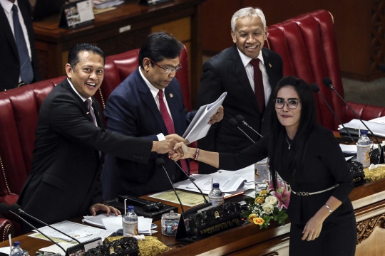 Suasana Rapat Paripurna Bahas Pansus Angket DPR Tentang Pelindo II